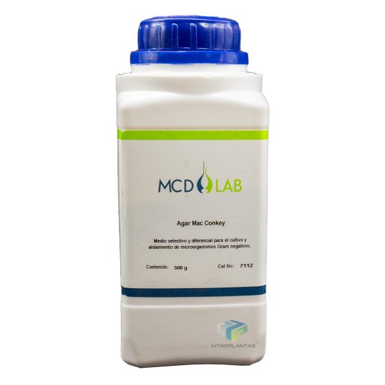 Agar Mac Conkey 500g - Vitroplantas México